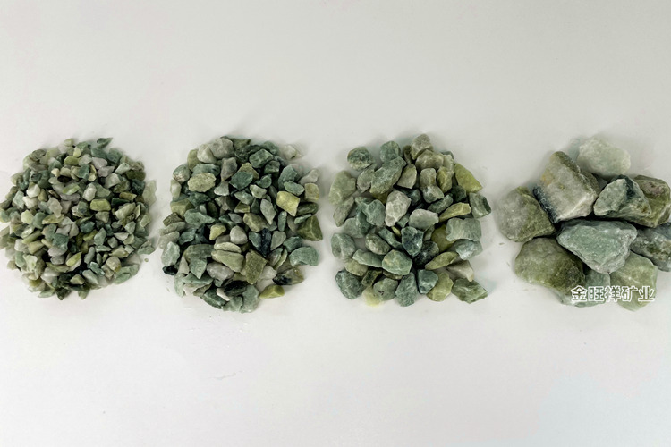 绿色水磨石石子